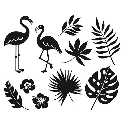 HEYDA Set 10 timbres, diseño selva