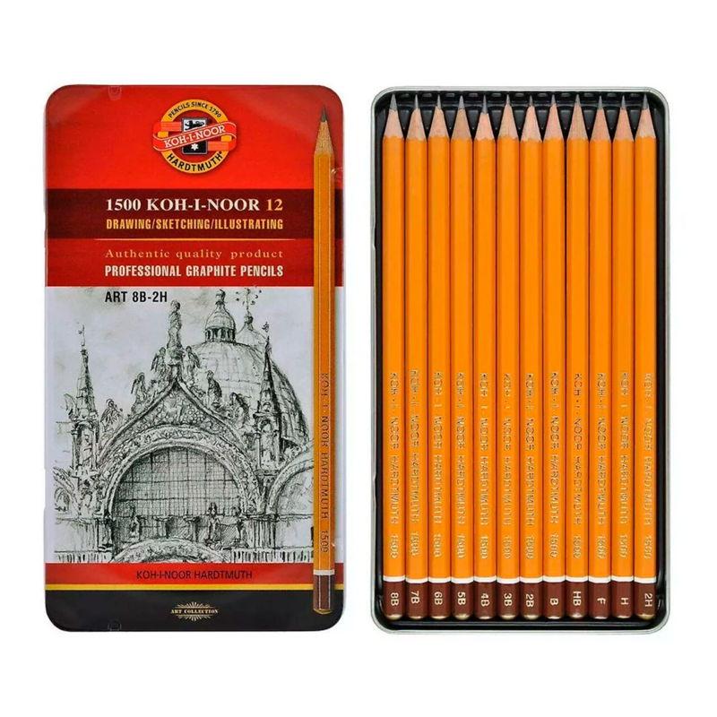 KOH I NOOR set de lapices grafito Artista