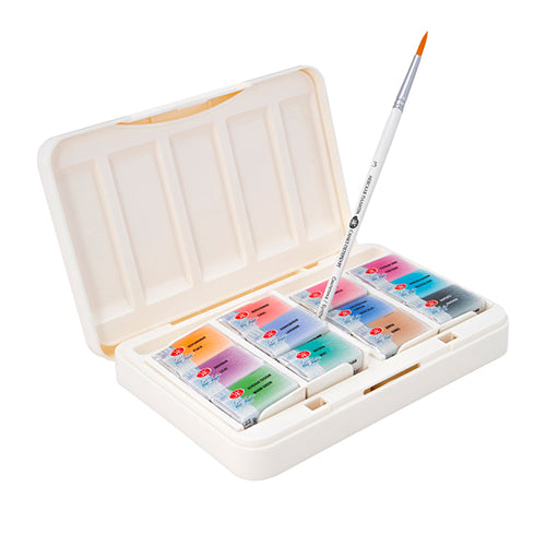 NEVSKAYA PALITRA Set Acuarelas White Nights 12 pans 1/1 – Colores Pasteles