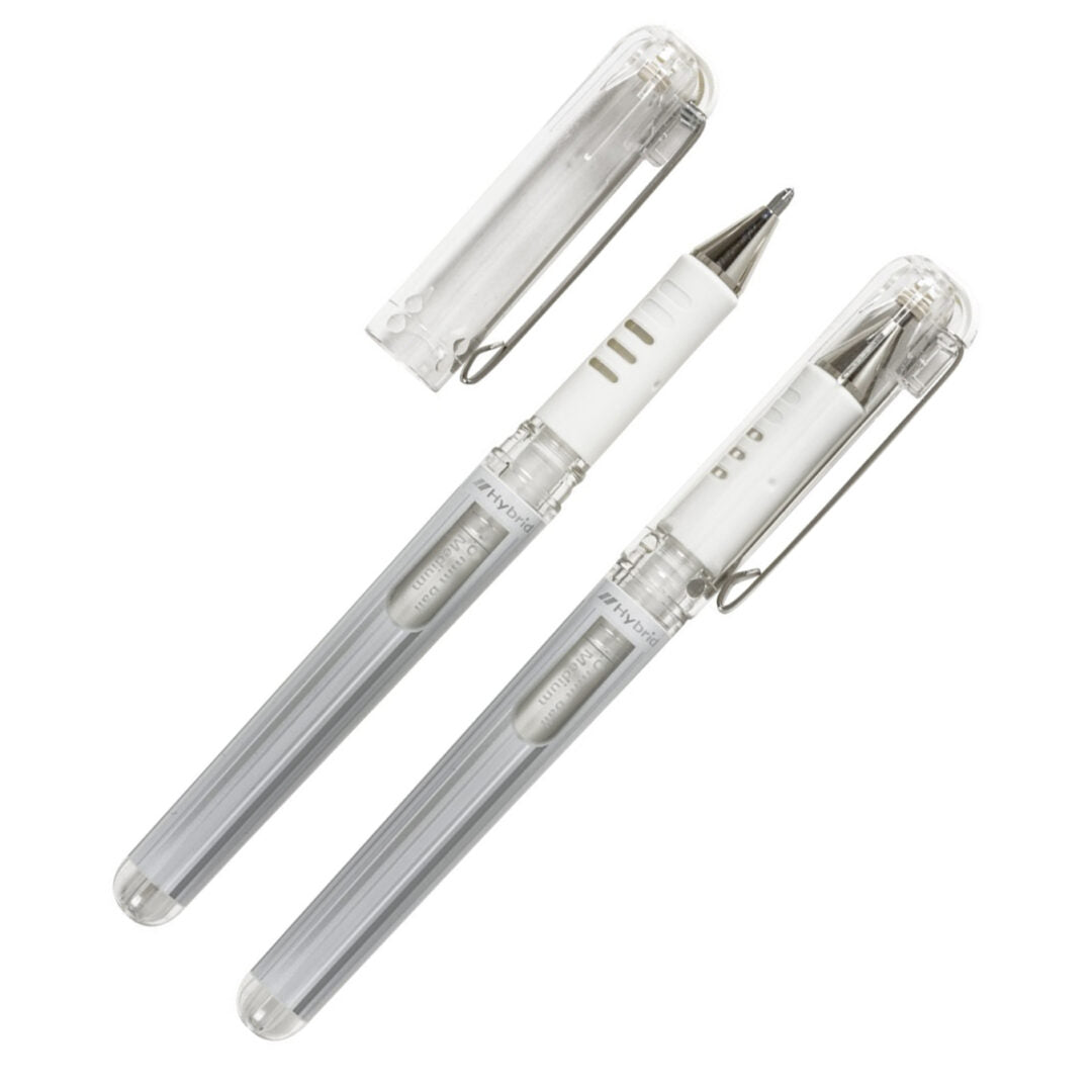 HEYDA Lápiz gel Pentel blanco, 1.0 mm