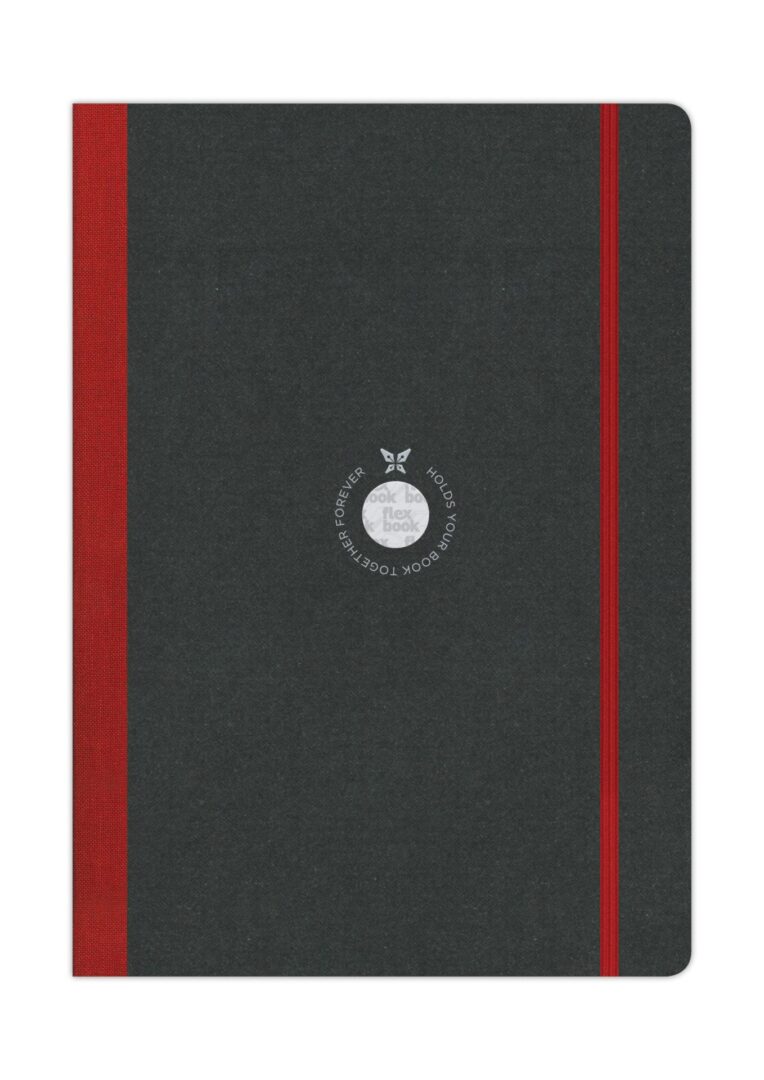 FLEXBOOK Libreta Goblal negro/rojo 17x 24 cm - cróquis