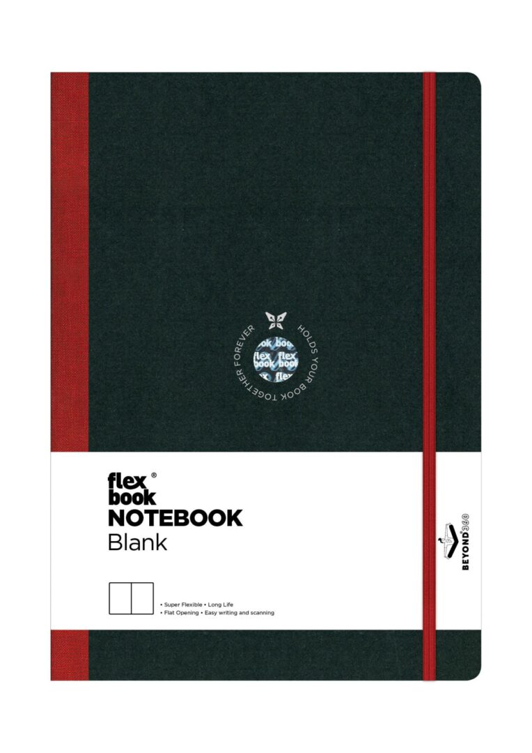 FLEXBOOK Libreta Goblal negro/rojo 17x 24 cm - cróquis