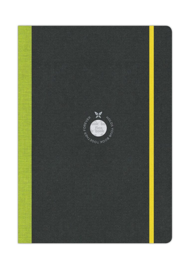 FLEXBOOK Libreta Global negro/verde 17 x 24 cm - línea