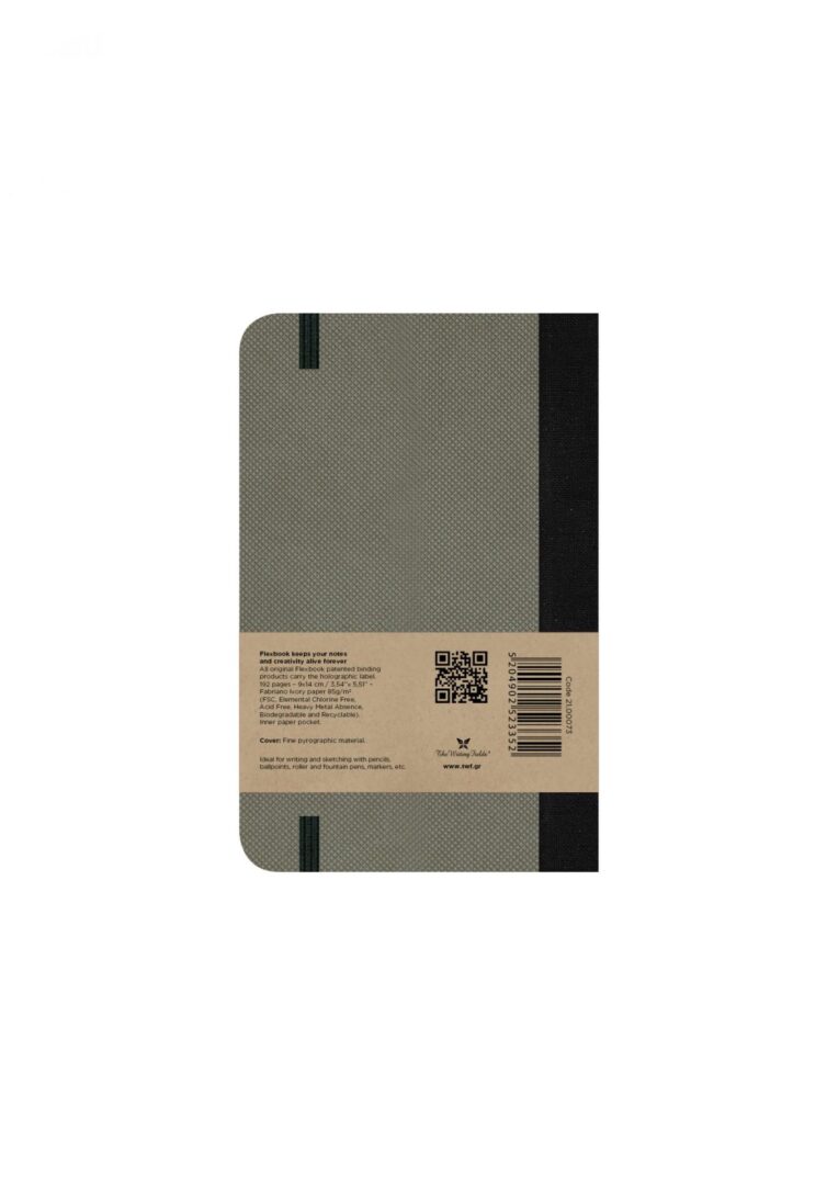 FLEXBOOK Libreta Adventure 9 x 14 cm, Elefant - lineas