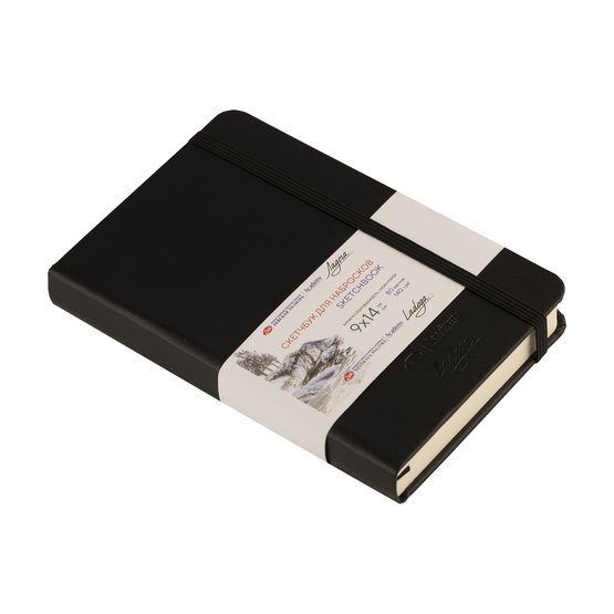 NEVSKAYA PALITRA Libreta Sketchbook negro, 140 gr, 9 x 14 cm