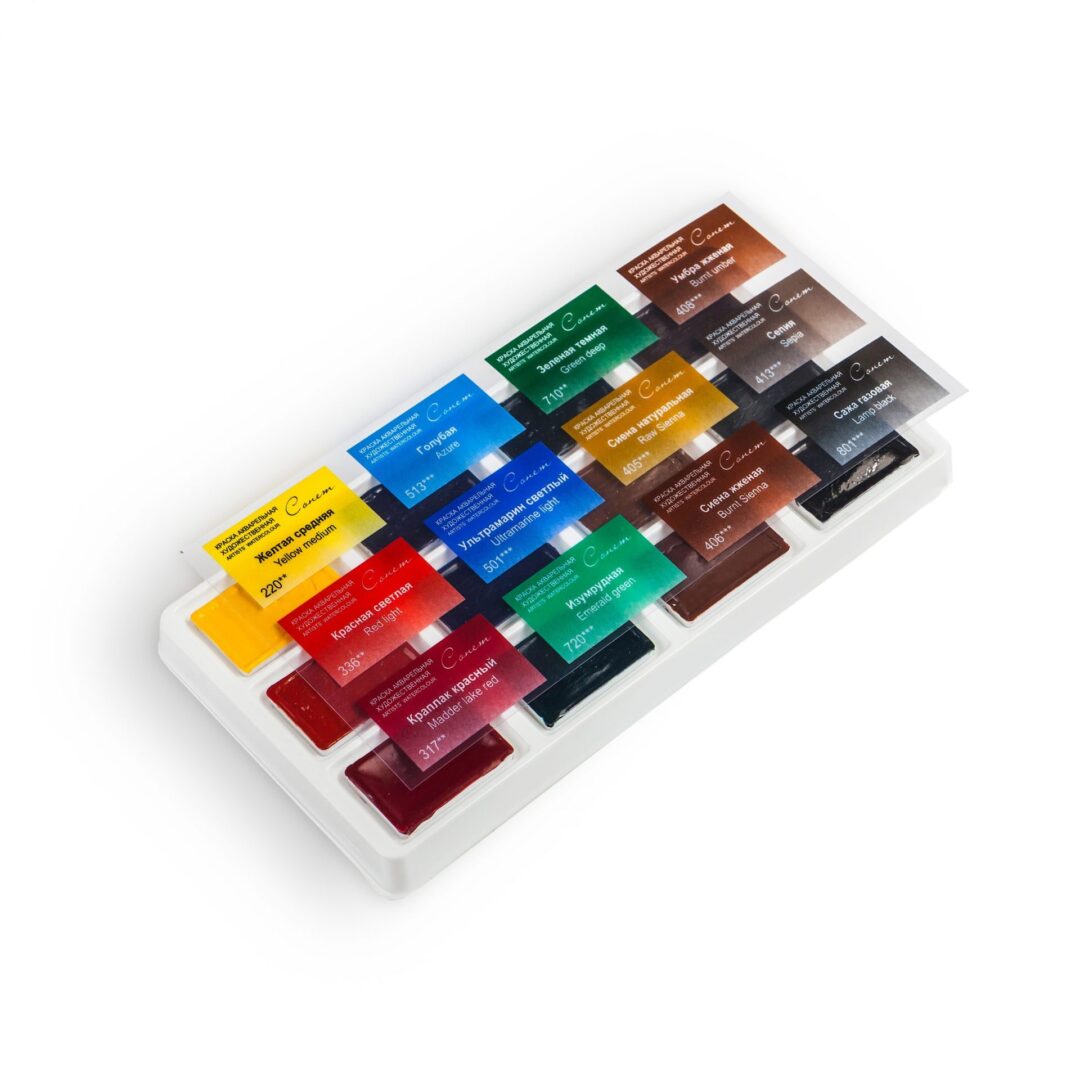 NEVSKAYA PALITRA Set Acuarelas Sonnet 12 pans 1/1 – Plein air