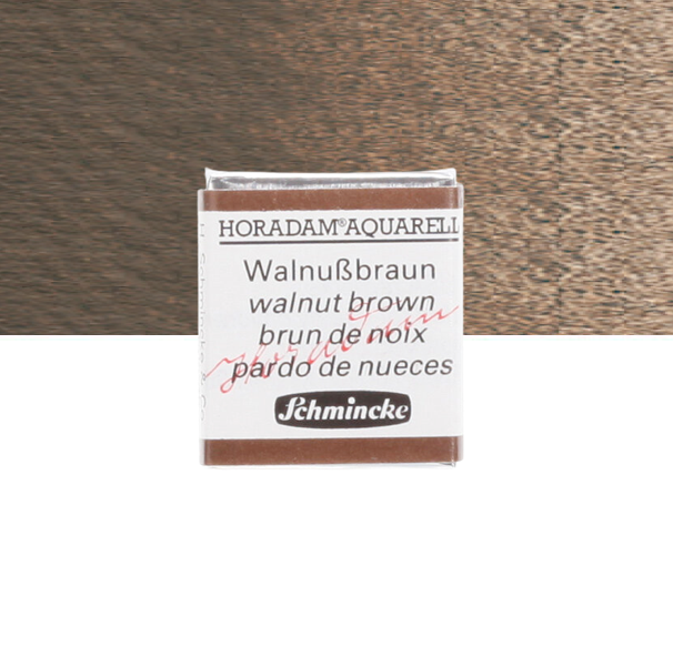 SCHMINCKE Horadam Edición descontinuada, Walnut Brown, 5ml y 1/2 pan