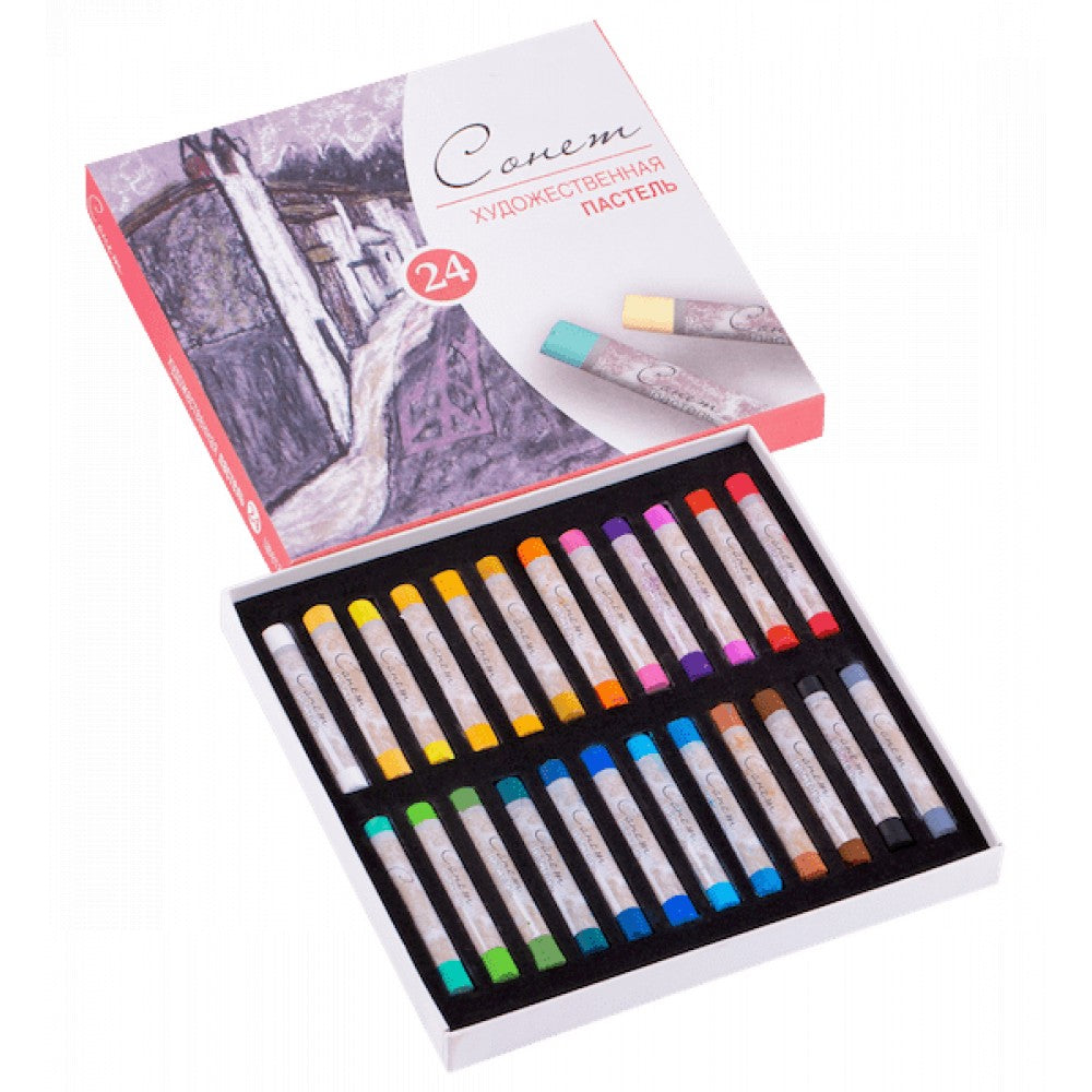 NEVSKAYA PALITRA Set Soft Pastel Sonnet, 24 colores