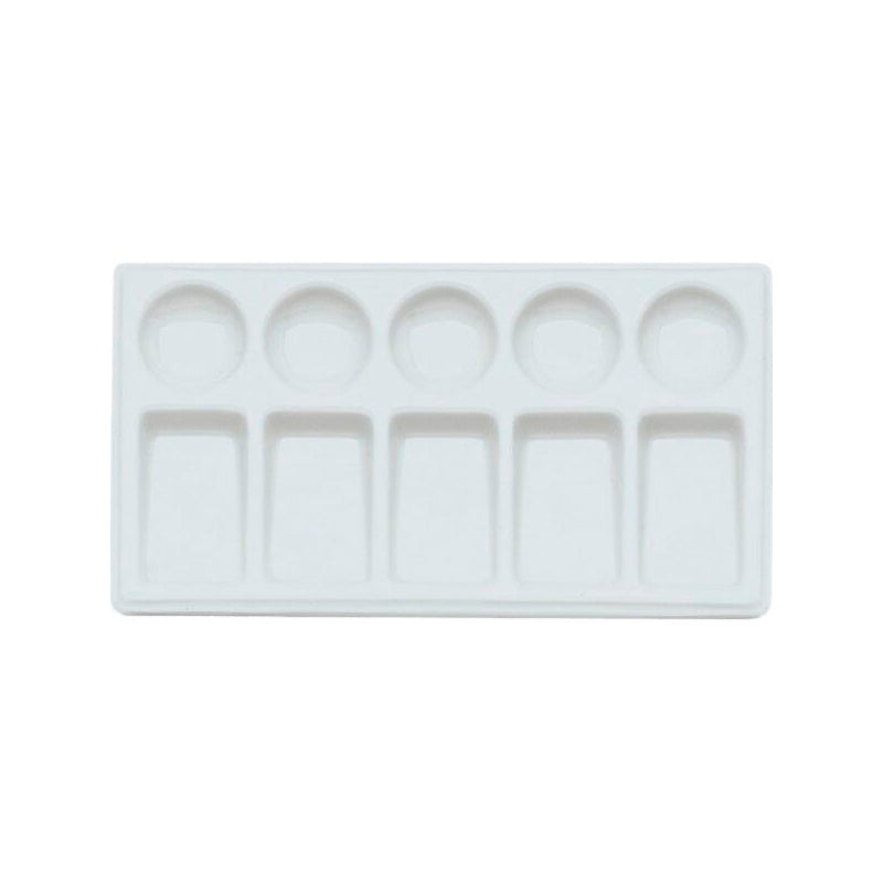AMI Paleta mezcladora de porcelana Rectangular