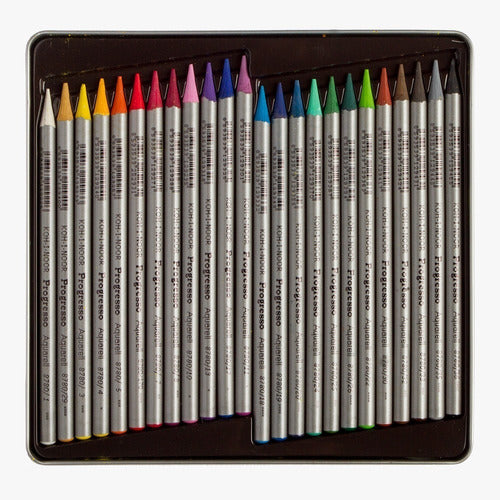KOH-I-NOOR Set Progresso Aquarell 24 colores