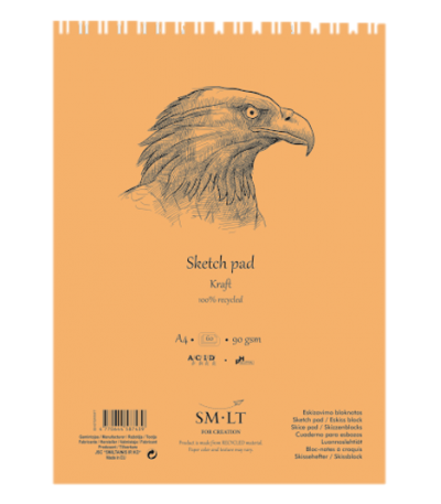 SMLT Croquera Authentic A4 Kraft