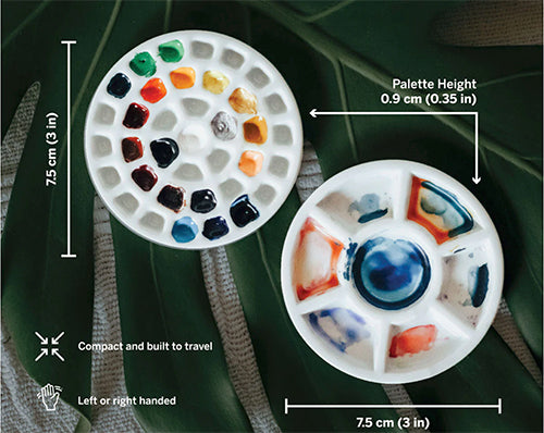 ETCHR LAB Mini Paleta mezcladora 37 espacios