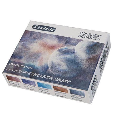 SCHMINCKE Set Acuarelas en tubo 5ml Edición Especial super granulación - Galaxy 5x5ml