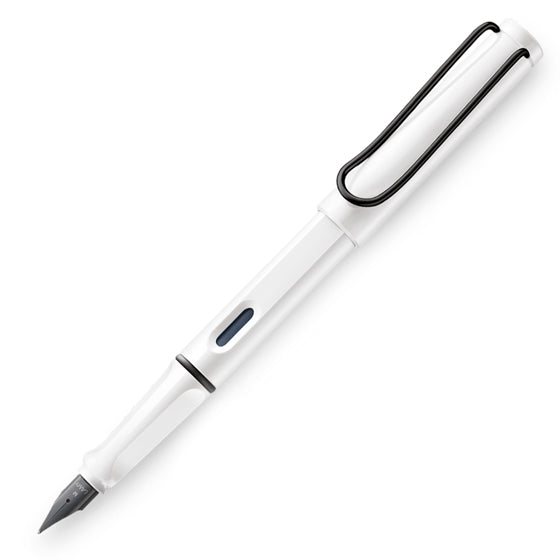 LAMY Pluma Safari M 90s blanco-negro