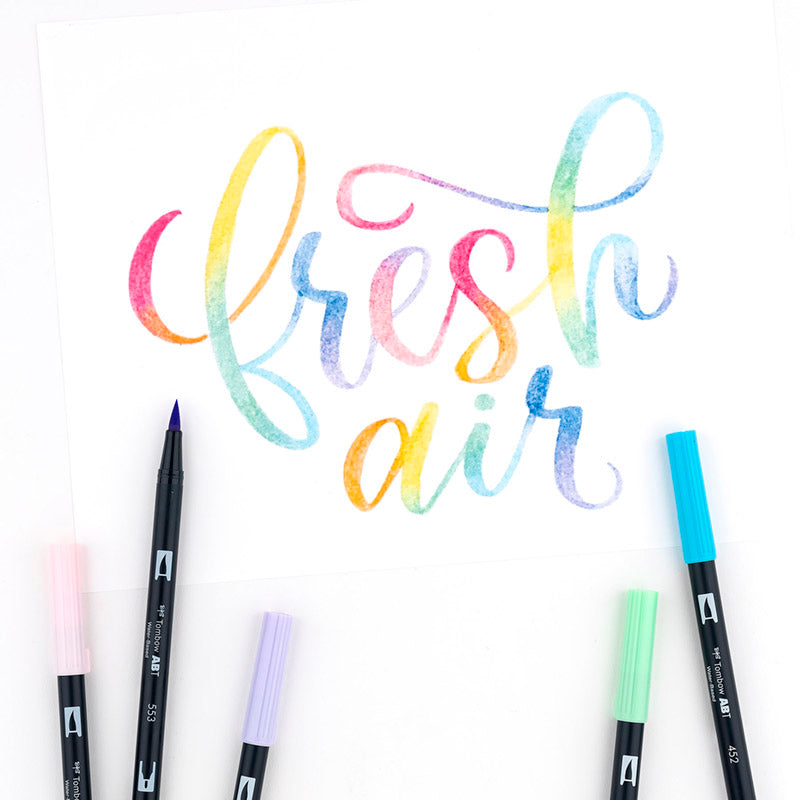TOMBOW set 10 marcadores Dual Brush Pen - Pasteles