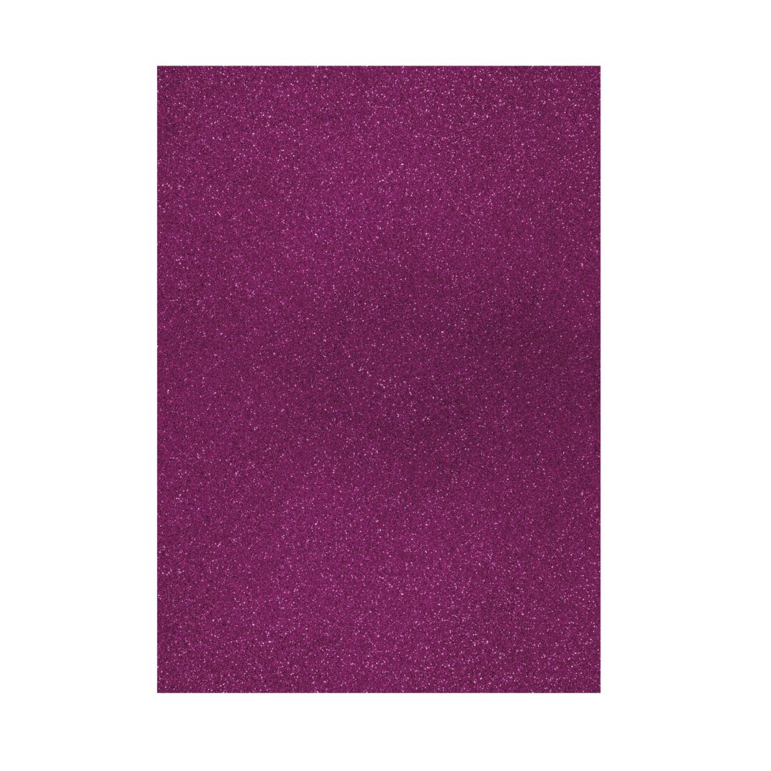 HEYDA Cartón glitter A4, violeta