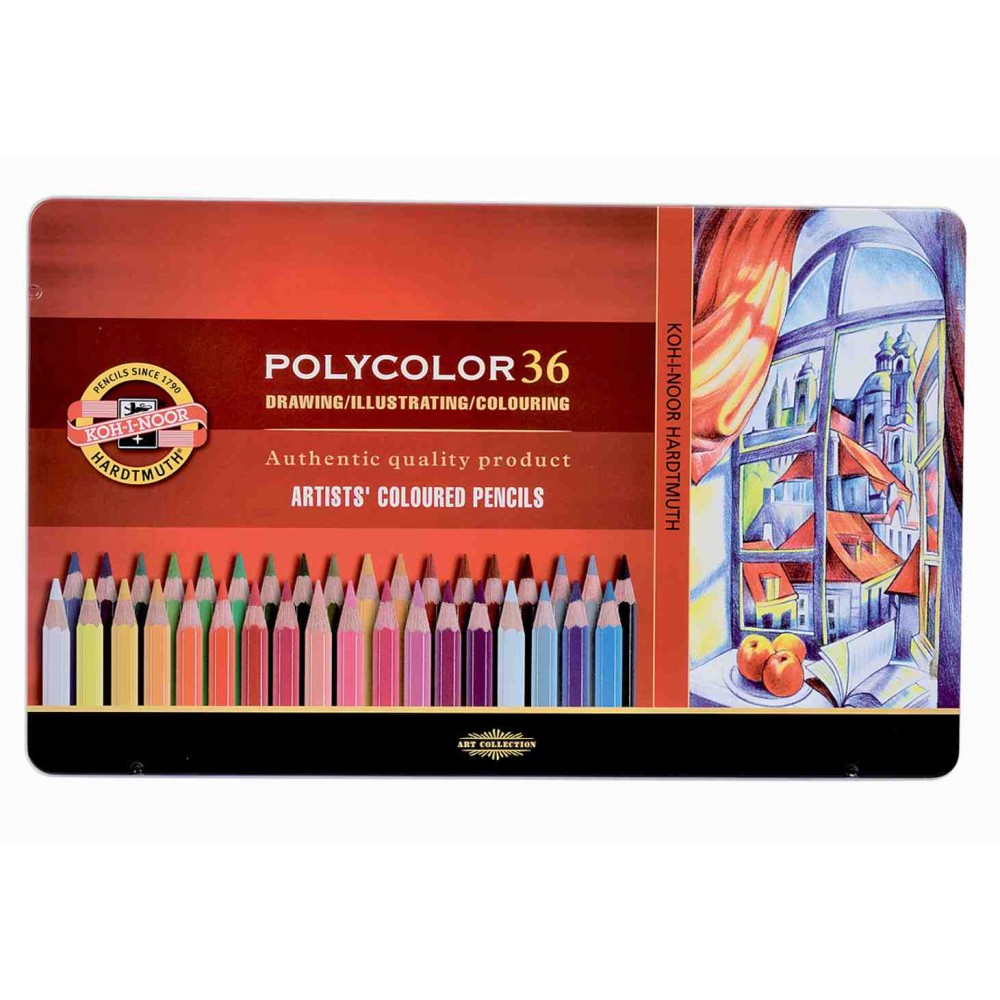 KOH I NOOR set de 36 lápices Polycolor