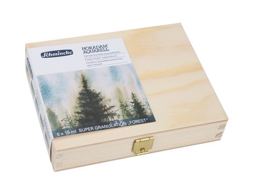 SCHMINCKE Set acuarela Horadam súper granulación Forest 5 x 15 ml