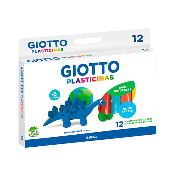 GIOTTO Plasticinas 12 colores