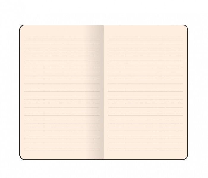 FLEXBOOK Libreta A6 global negro/rojo linea
