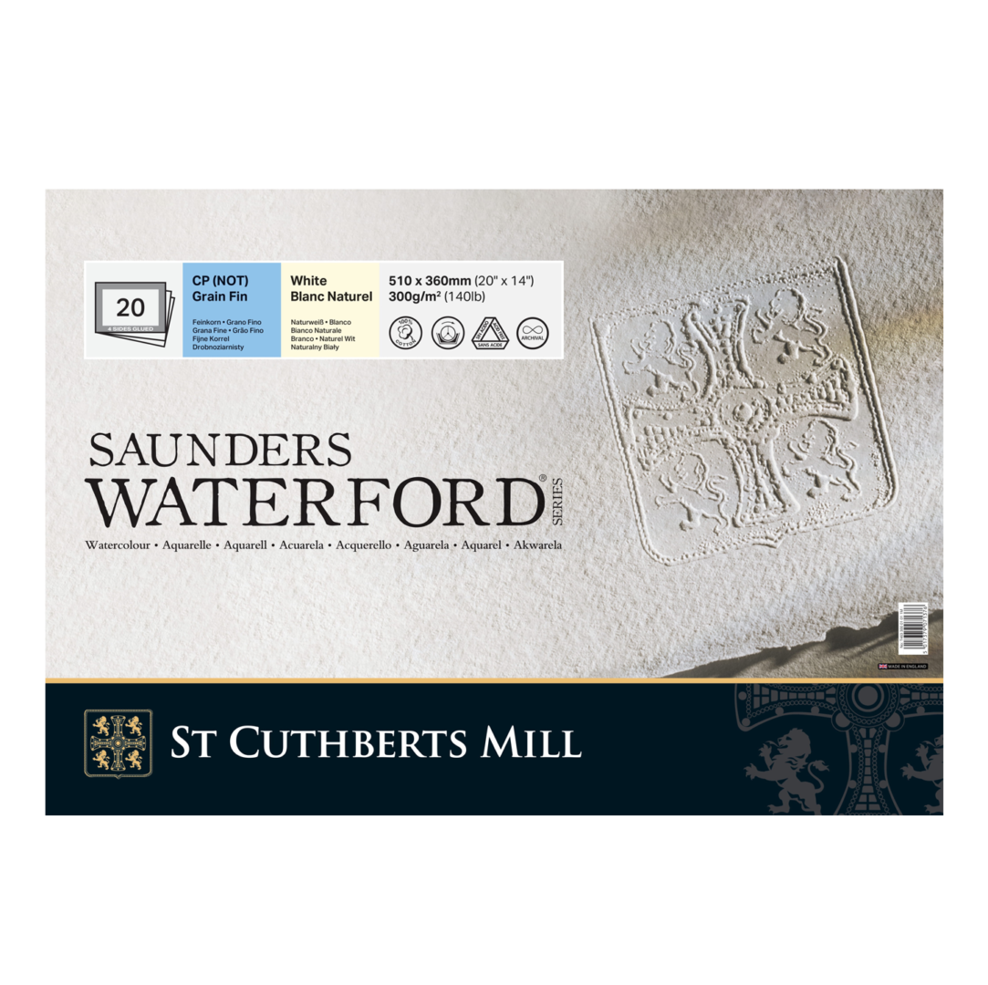 SAUNDERS WATERFORD Block de acuarela 51 x 36 cm 300 g/r, grano fino