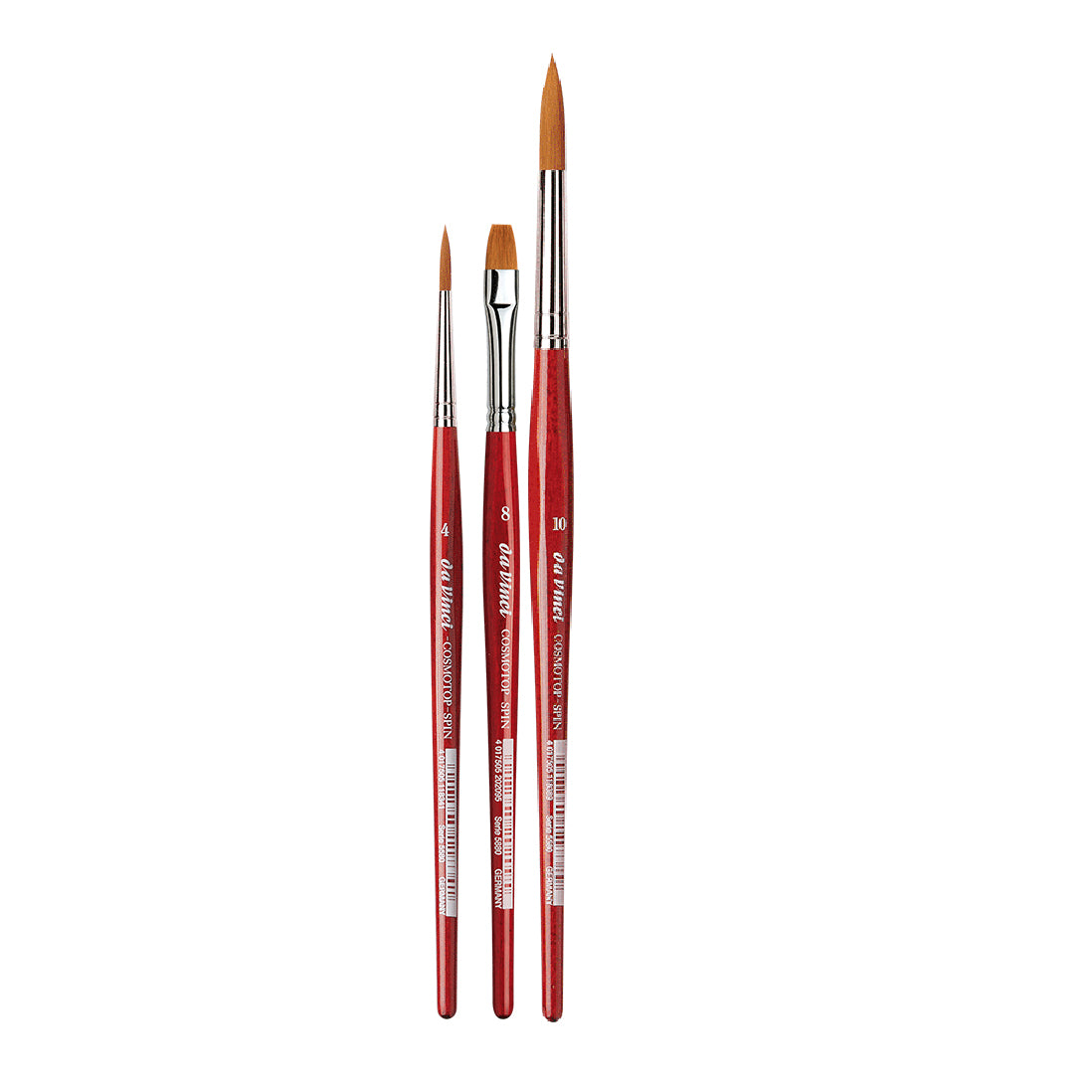 DA VINCI Set 3 pinceles Cosmotop SPIN, serie 5580 y 5880