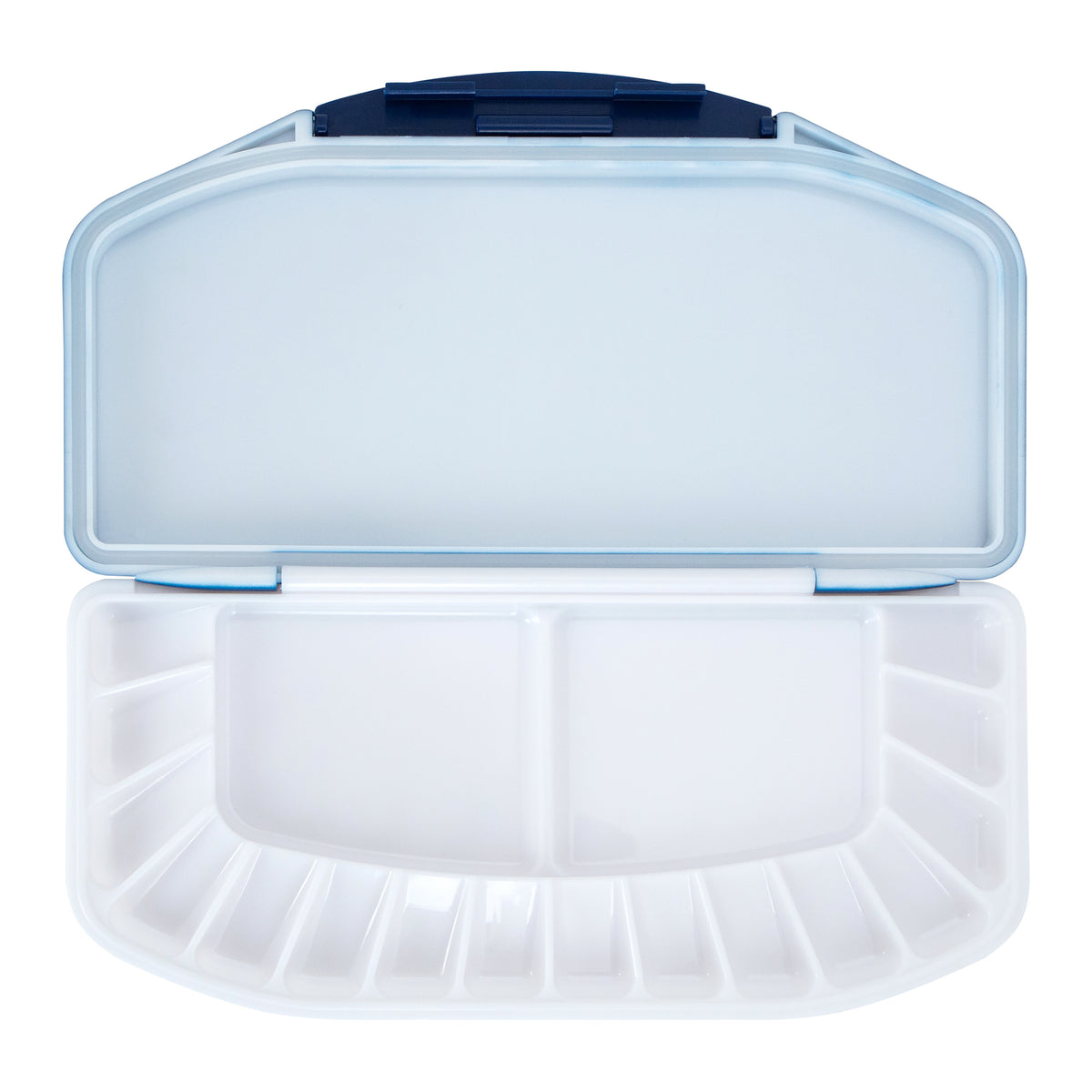 NEVSKAYA PALITRA Paleta de plástico rectangular con tapa, 16 celdas