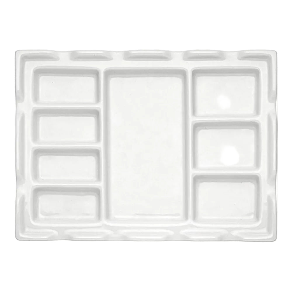 Ami - Paleta Mezcladora Porcelana Rectangular 28 Espacios