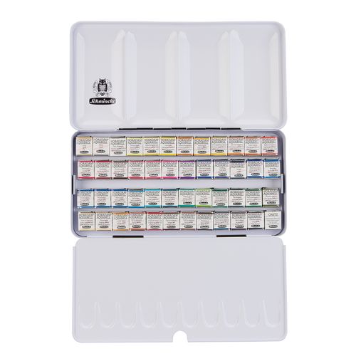 SCHMINCKE Horadam Aquarell Set de acuarelas 47 x 1/2 pan