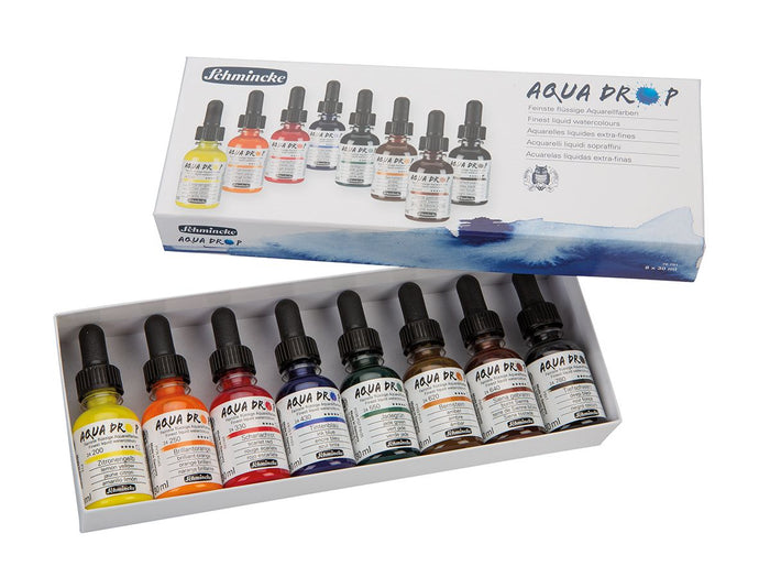 SCHMINCKE Aqua Drop set 8, 30ml
