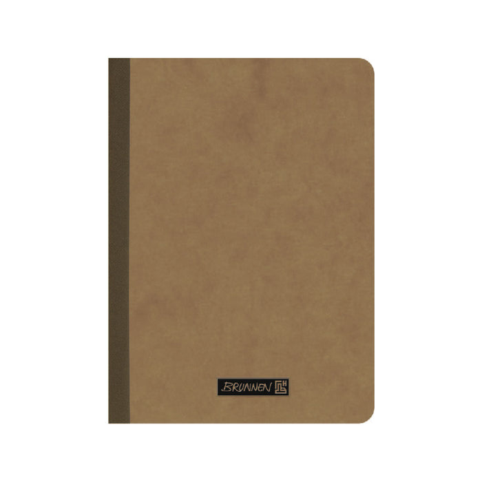 BRUNNEN Libreta Kladde marrón natural A6, lineas 90gr