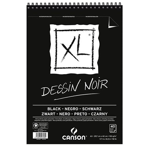 CANSON croqueraxl "dessing Noir" A3