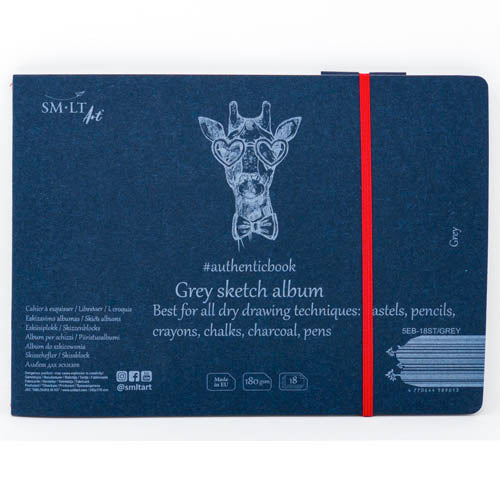 SMLT álbum authentic A5 black papel gris