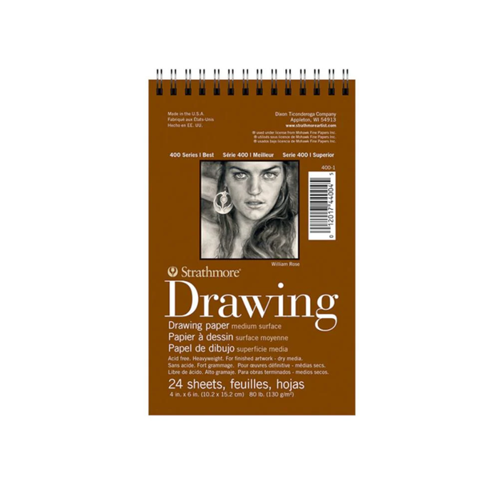 STRATHMORE Croquera Drawing 130 gr, 10,2 x 15,2 cm