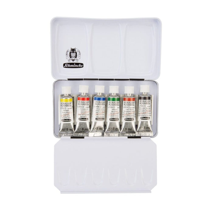 SCHMINCKE Set Acuarelas Horadam Edición Especial, 6 tubos, 5 ml