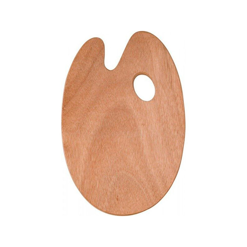 Artel - Paleta Mezcladora Madera Ovalada 20 x 30 cm