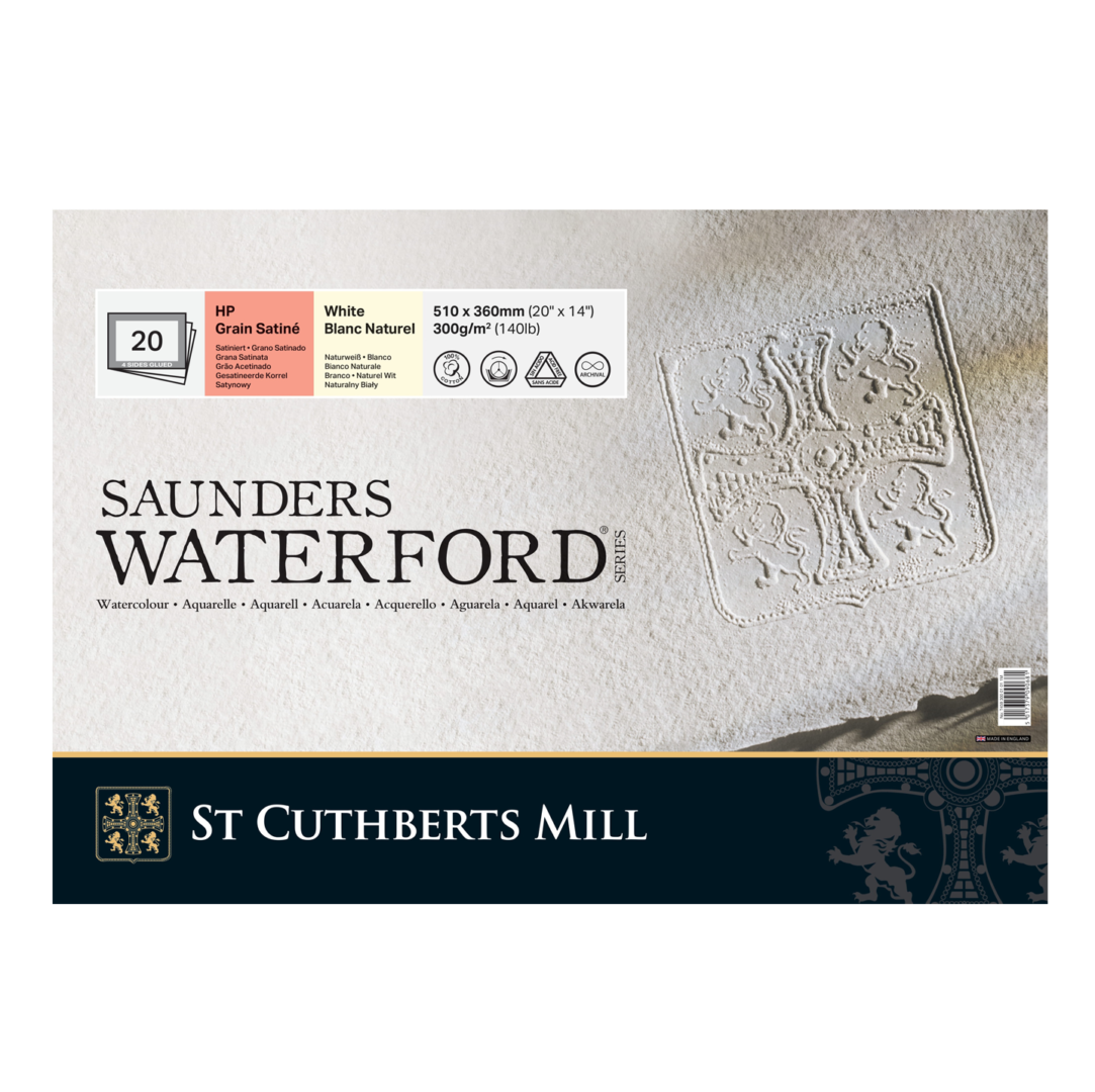 SAUNDERS WATERFORD Block de acuarela 51 x 36 cm 300 g/r, grano satinado