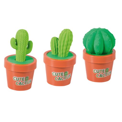 BRUNNEN Fun collection sacapuntas doble con goma de borrar cactus